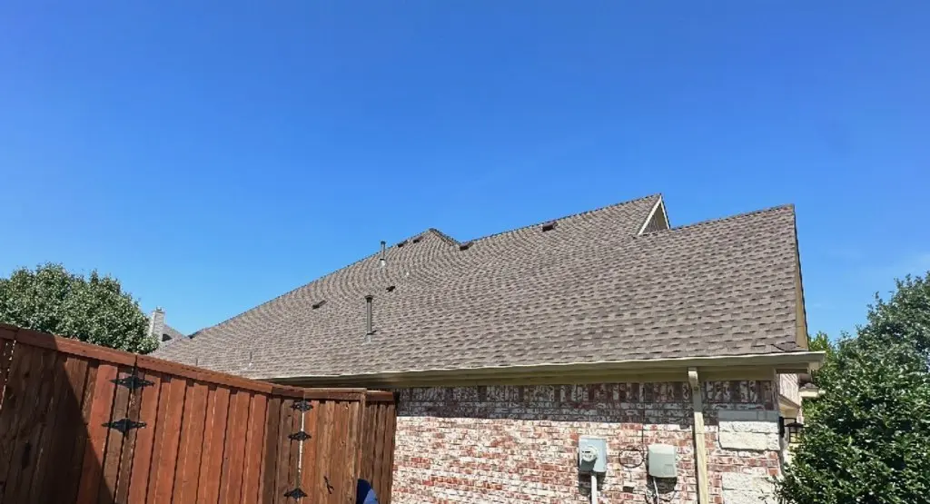 Completed roof replacement project in Gillette